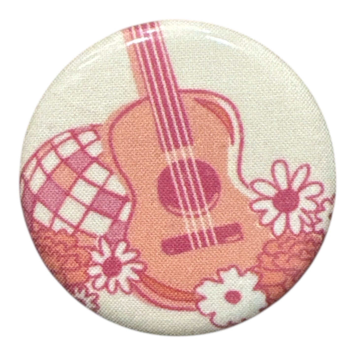 Priscilla - Large Button Pin