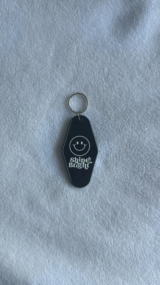 Shine Bright - Motel Keychain