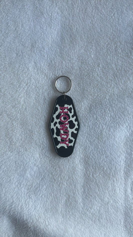 Howdy - Motel Keychain