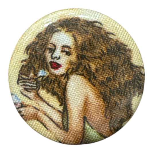 Trudie - Small Button Pin