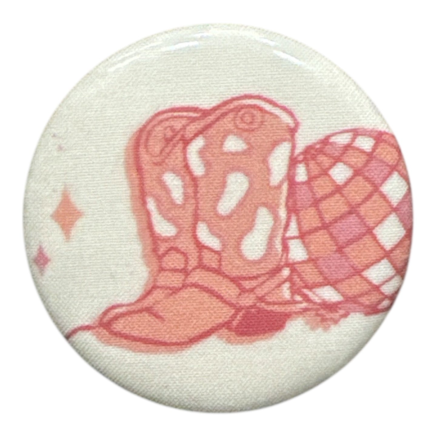 Priscilla- Large Button Pin